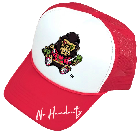 No Handoutz Logo Mesh Trucker Snapback