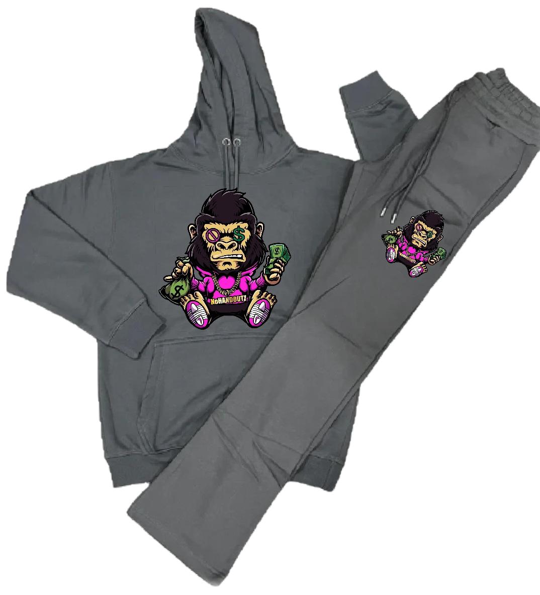 Spade Grey No Handoutz Logo Set