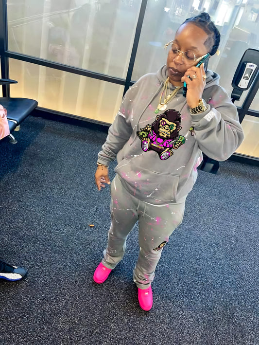 Custom Spade Grey No Handoutz Unisex Set