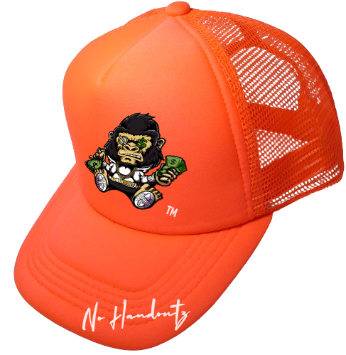 No Handoutz Logo Mesh Trucker Snapback
