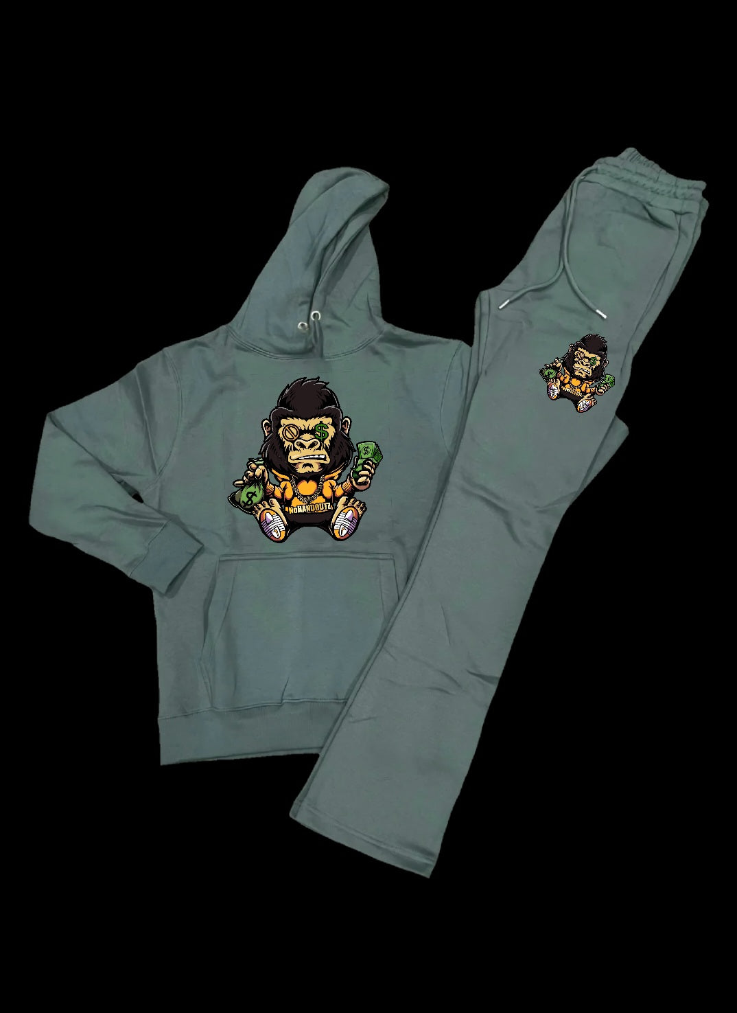 Sea Green No Handoutz Logo Set